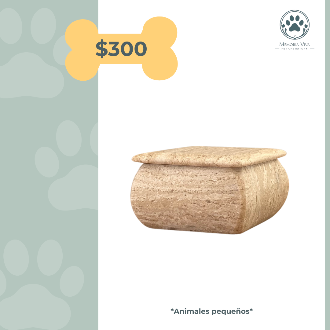 Urna para mascotas en madera personalizada